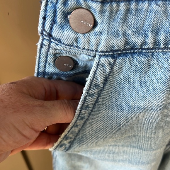 Joe’s Jeans New w Tag Wide Leg Denim Bib Overalls Captivate Wash XS - Picture 8 of 15